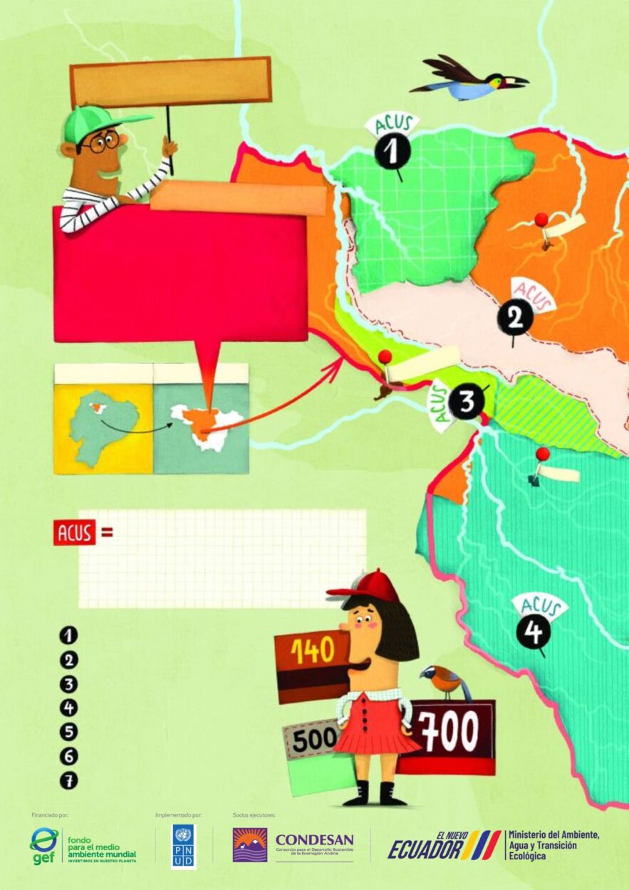 Infografía I Reserva de Biósfera Chocó Andino de Pichincha para niños y jóvenes