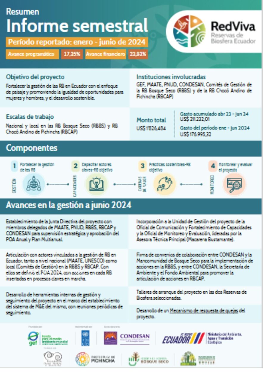 Informe Semestral Periodo Reportado: Enero - Junio 2024